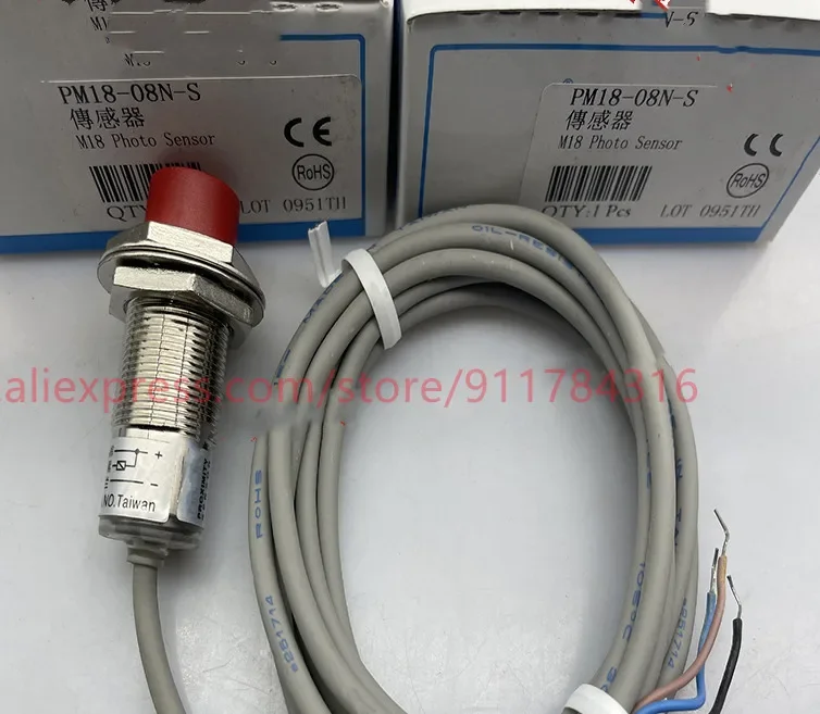 5pcs New High Quality Fotek proximity switch PM18-08N-S PM18-08P-S PM18-08NB-S PM18-08PB-S