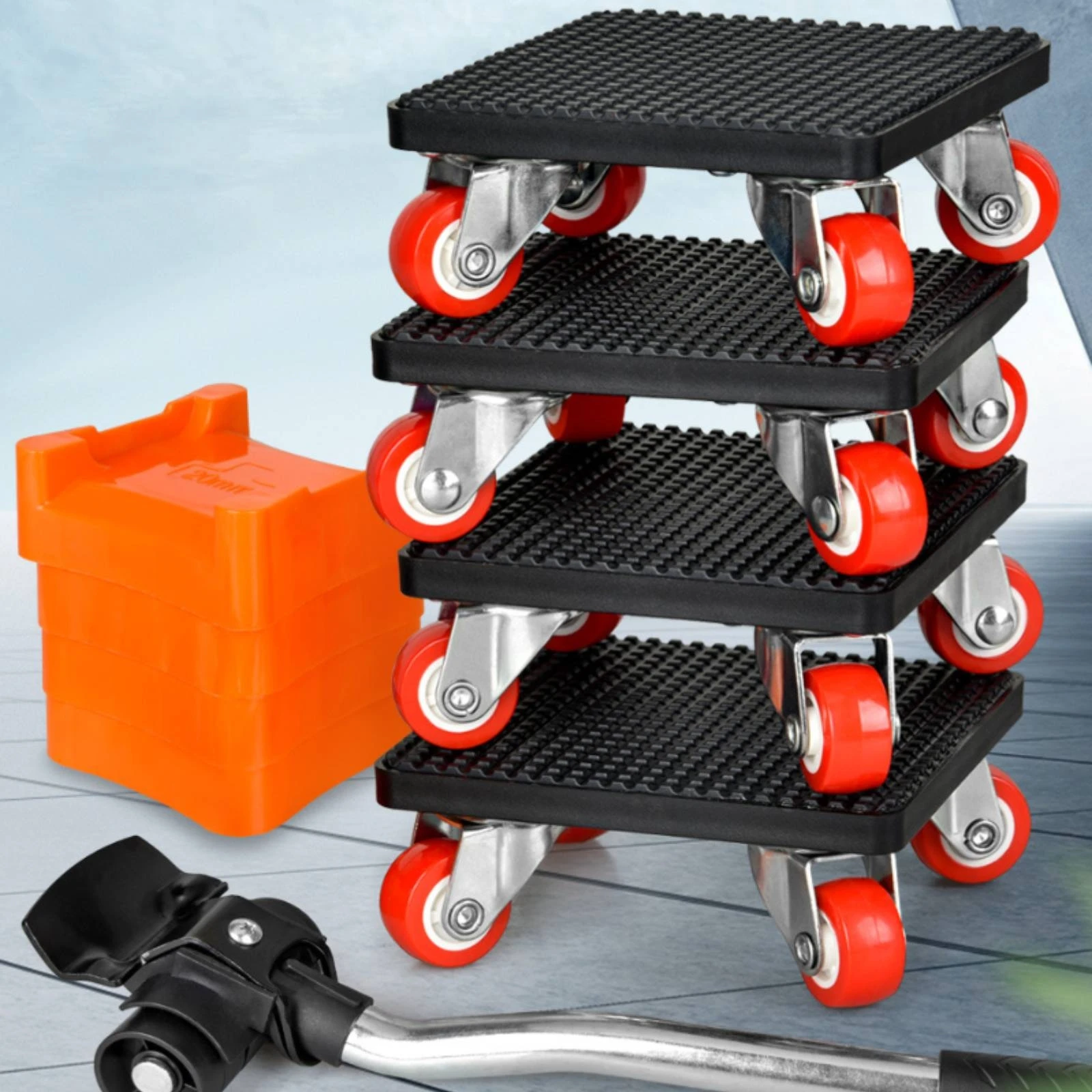 Furniture Moving Dolly 360-Degree Rotating Anti-Slip Furniture Dolly Square Platform ABS