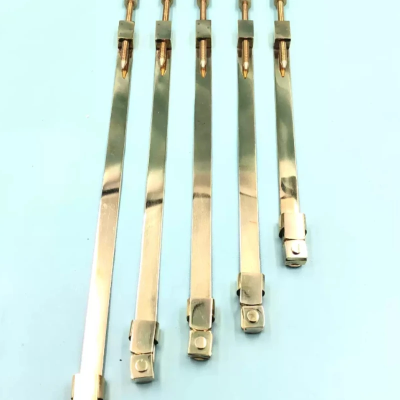 5pcs Violin Middle Seam Clip Plate Violin Panel Repair Clip Professional Violins Backboard Repair Tool String Instrument Parts