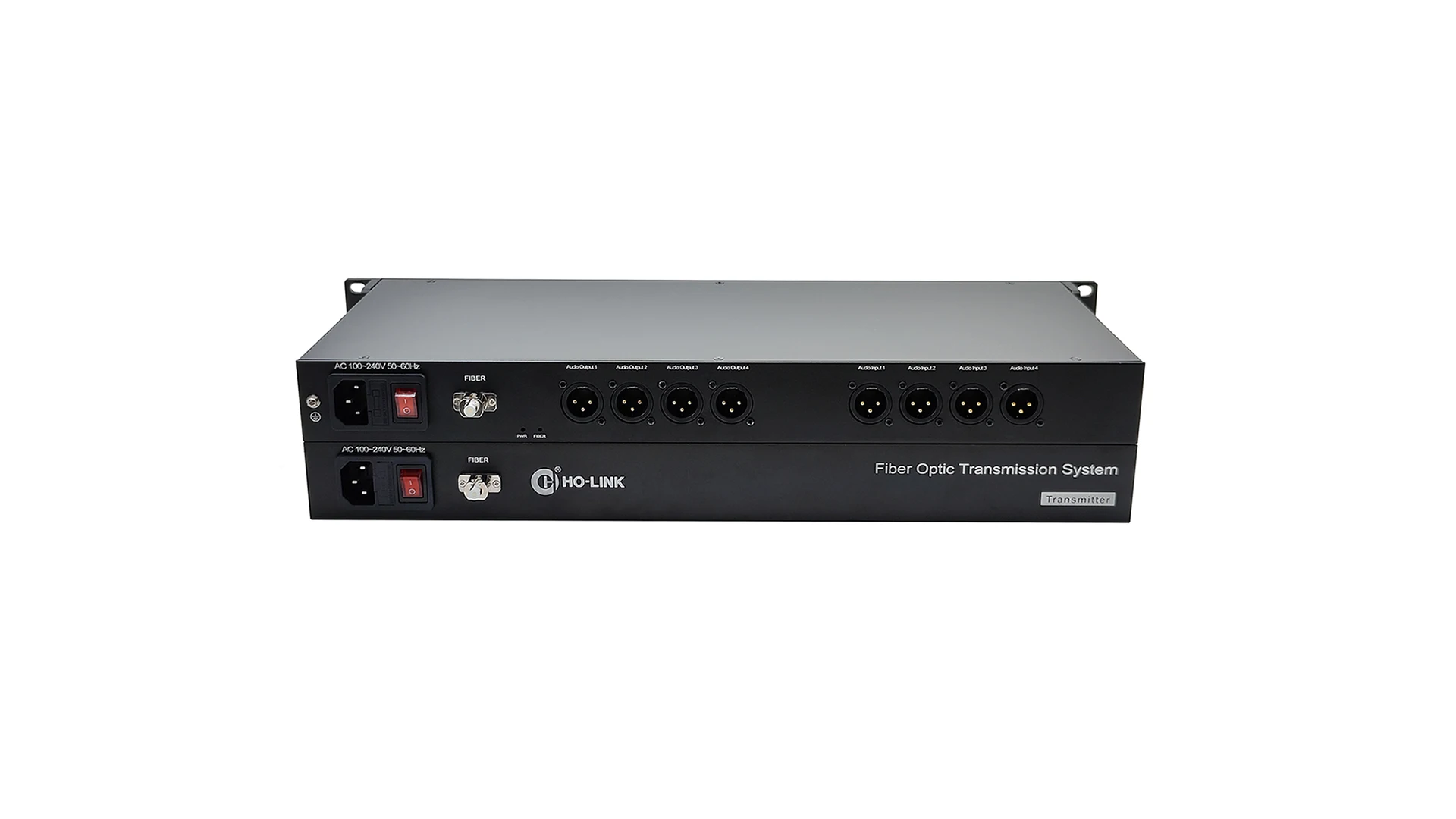 Eight Channels Audio Xlr Audio Fiber Extender For Flat Video Media Advertisement Transmission Demonstration