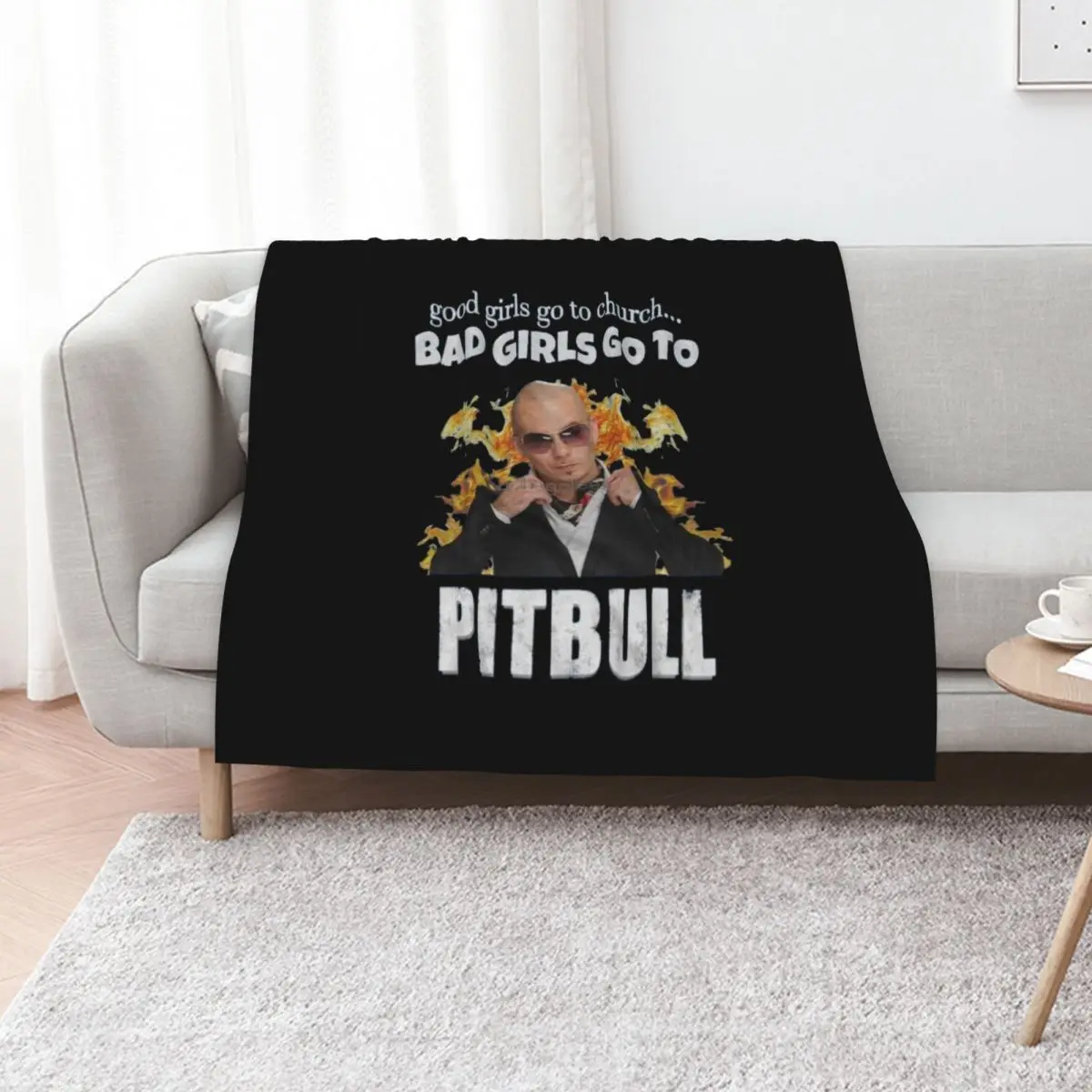 *EXCLUSIVE* Best Selling Pitbull Singer Throw Blanket Baby Quilt Summer For Baby halloween Luxury St Blankets