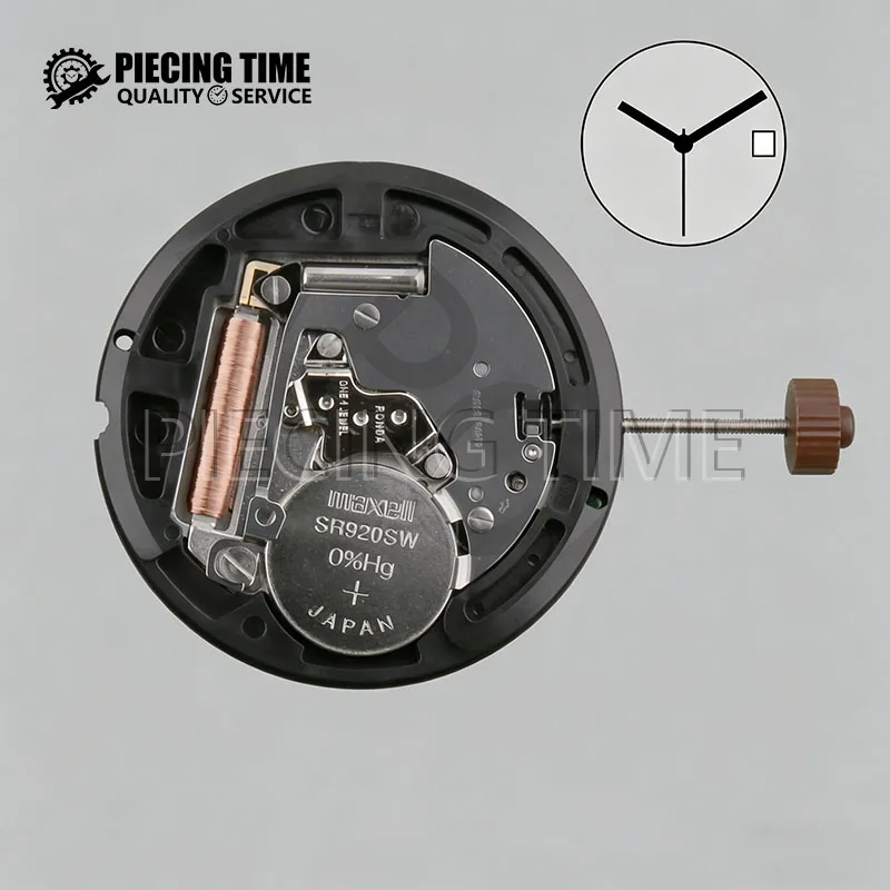 RONDA 515 Swiss quartz movement, model 515-3 Normtech, three-hand with date display, watch repair and replacement part