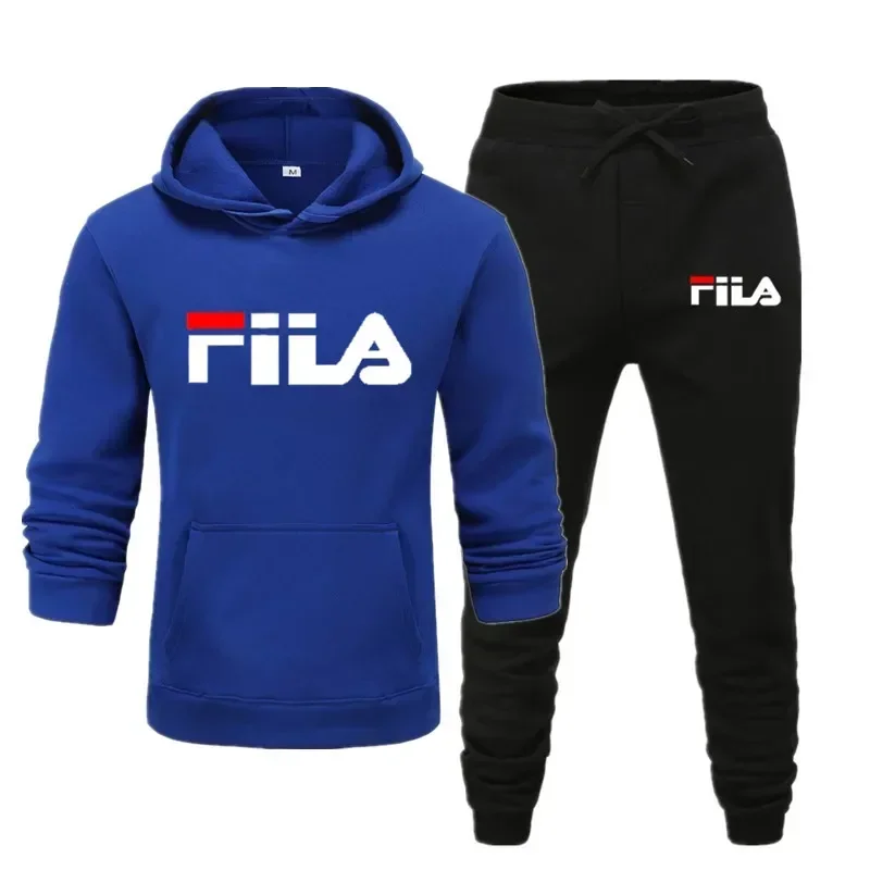 

Autumn New Men's Two-piece Set of Pullover Hoodie and Sweatpants, a Fitness and Fashionable Casual Jogging Suit for Men 2025