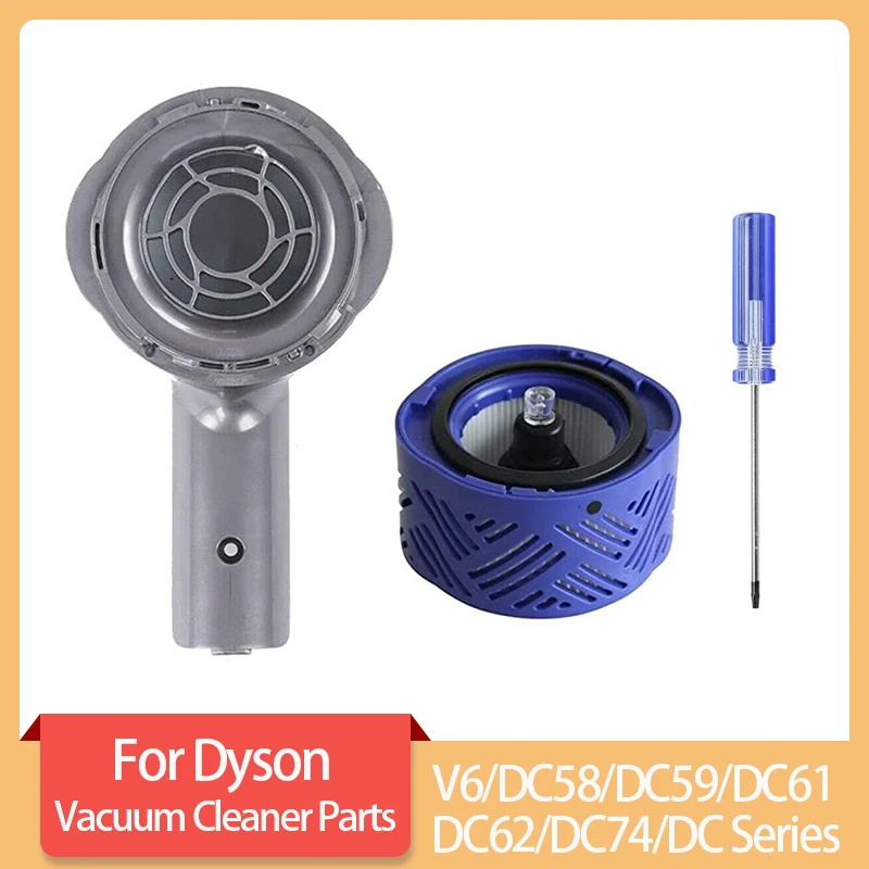 Motor Rear Cover Rear Filter Dyson V6 DC58 DC59 DC61 DC62 DC74 DC Series Vacuum Cleaner Home Appliance Replacement Accessories