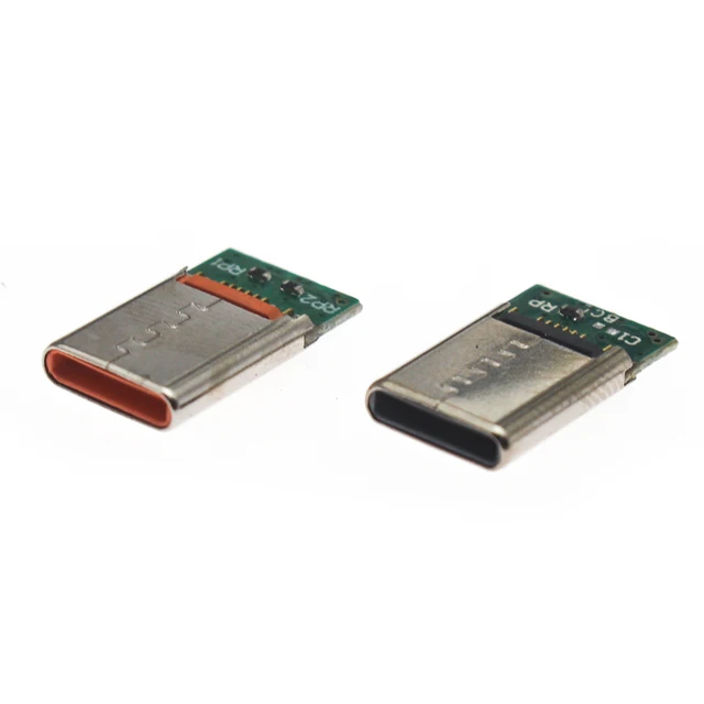 10 sztuk/partia usb typ c 16pin męskie złącza 3A/5A Jack ogon usb wtyk męski zaciski elektryczne spawanie DIY akcesoria do kabli danych