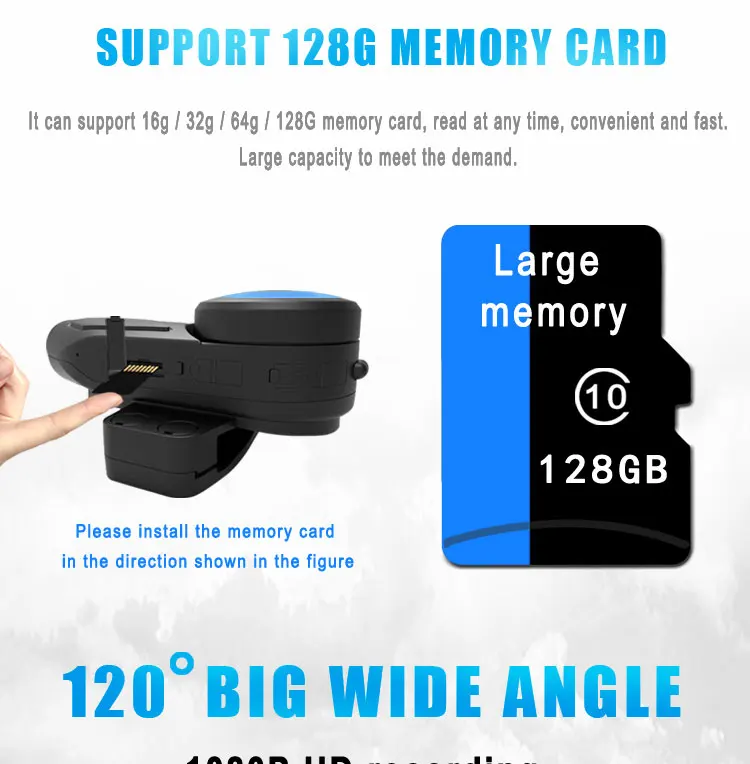 Motorcycle 1080P Video Wifi Recorder Camera Motorcycle bluetooth Helmet Intercom Headset