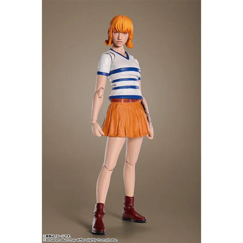 Bandai S.h.figuarts Nami A Netflix Series: One Piece 16Cm Anime Original Action Figure Model Toy Birthday Gift Collection