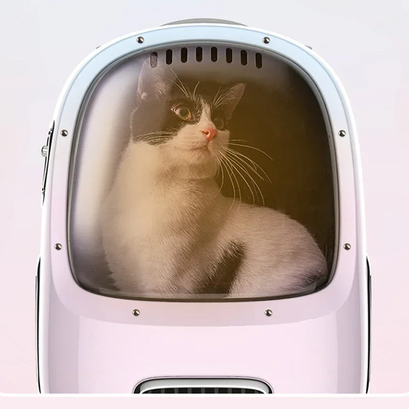 Sac à air frais pour animaux de compagnie, sac portable pour sortir, double initié, capsule spatiale de grande capacité, bain de chat, sac à dos pour arme magique