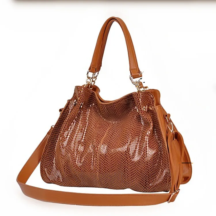 

fashion composite leather women bag quality design snake skin shoulder bags for women Crossbody bag Chain Bags bolsos mujer