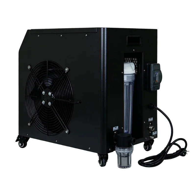 Premium R410A Compressor Pump Motor Water Chiller Automatic Digital Control Energy Saving Low Noise For Outdoor Ice Bath Spa