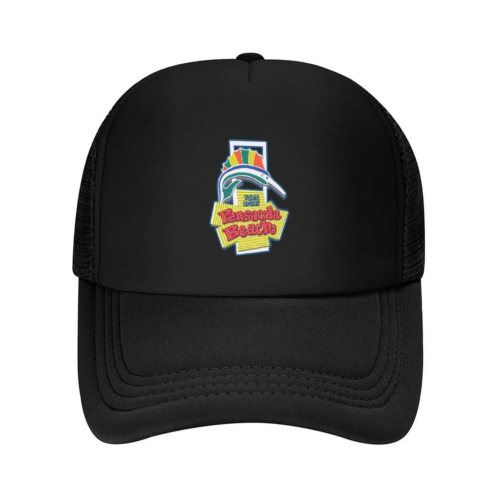 

Pensacola Beach sign Baseball Cap Beach Bag designer cap Hip Hop fishing caps man Men Luxury Brand Women's