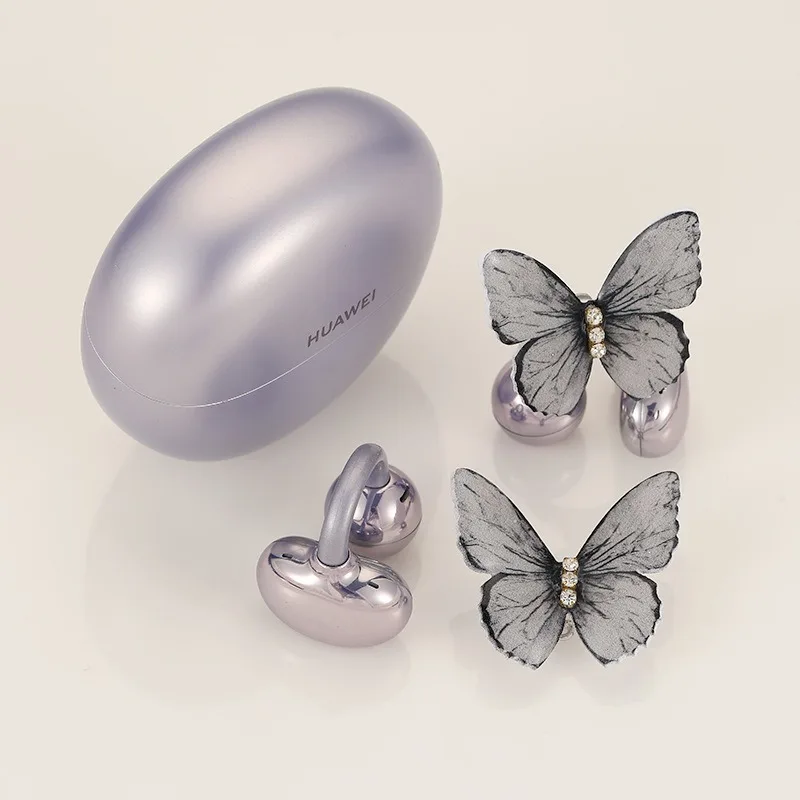 Suitable for  Ear Clip Fashion Sparkling Diamond Soul Butterfly Accessory Series Anti-lost Chain for Men and Women