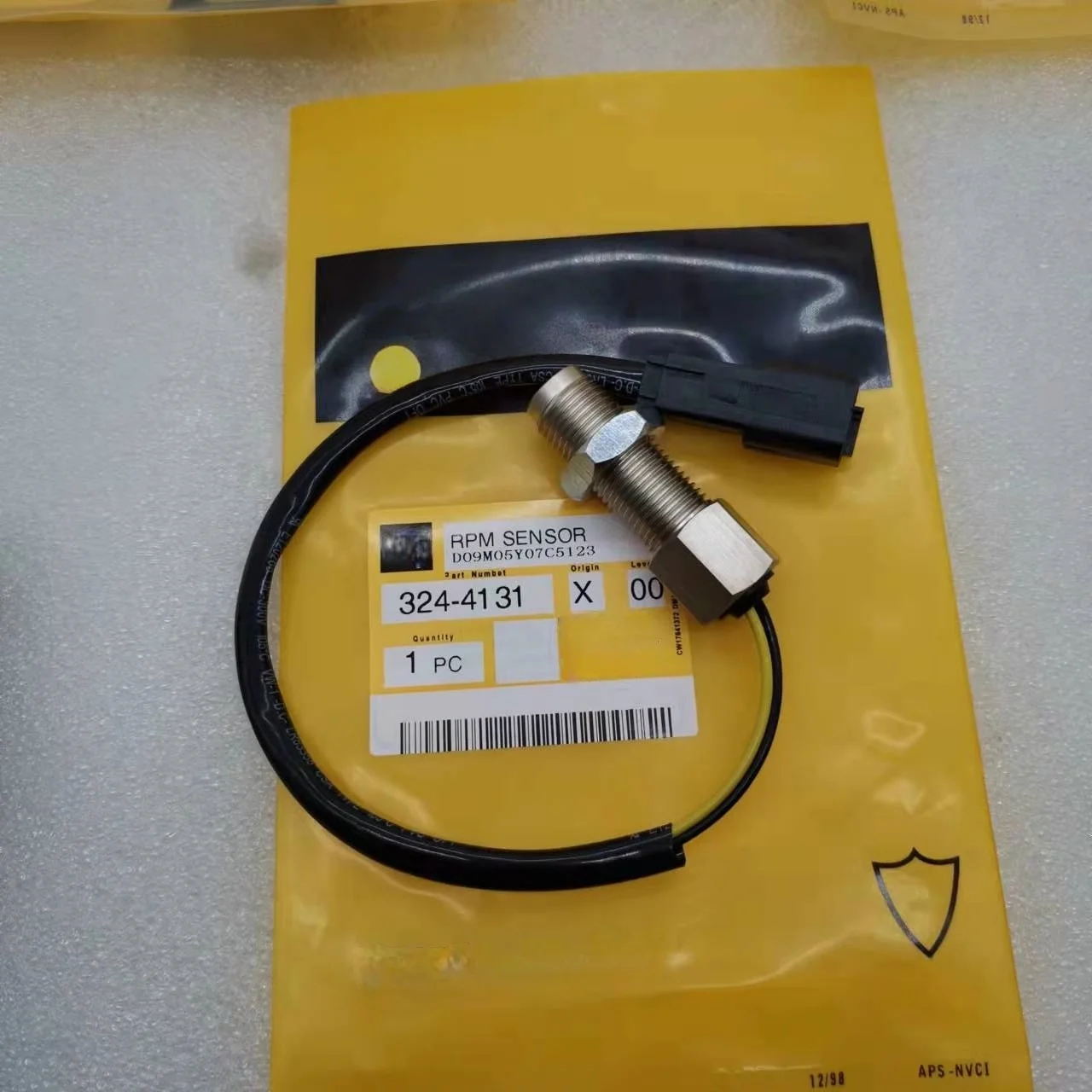 Engine Speed Sensor 324-4131 3244131 for Caterpillar Compatible with 311C 312C 312D 313D 314C 318C 319C 319D 320C Heavy Duty OEM