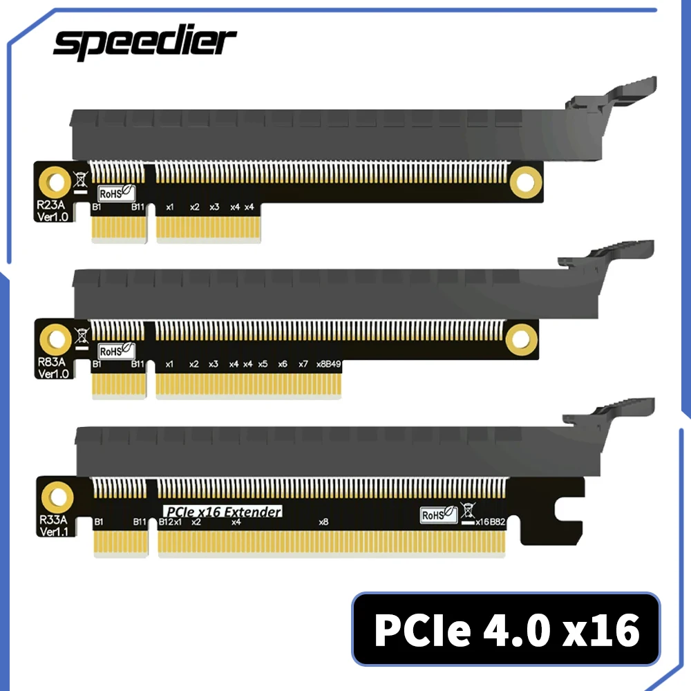 

2023NEW PCIE4.0x16x8x4 Booster Card Test Extension Adapter Protector Card Motherboard Board Slot Protection PCIE 4x 8x 16x Riser