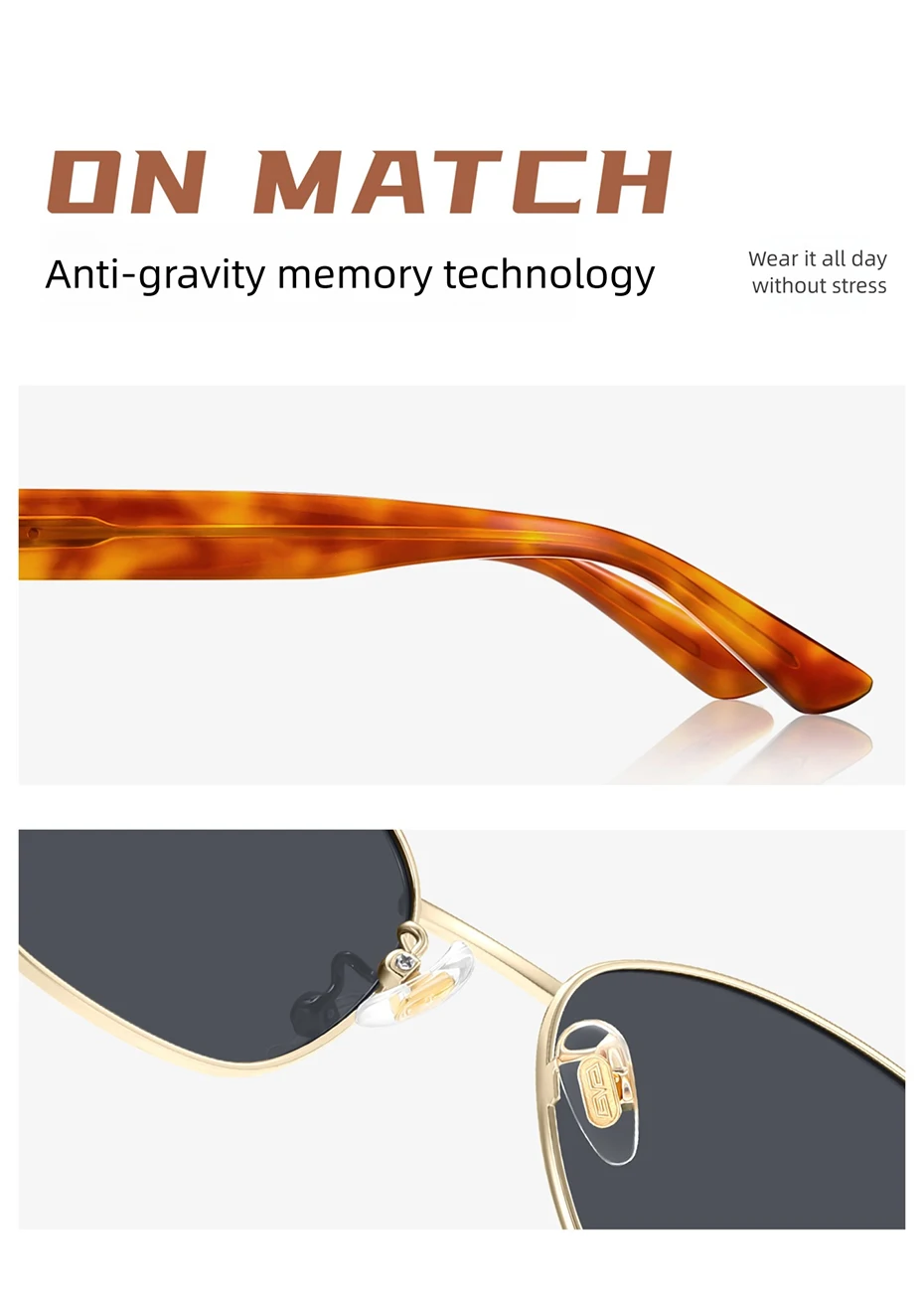 CAPONI Polarisierte Damen-Sonnenbrille, modisches Acetat, Outdoor-Vintage-Design, hochwertige Sonnenbrille, UV400, bernsteinfarbener Farbton, CP36002 – Detail 7