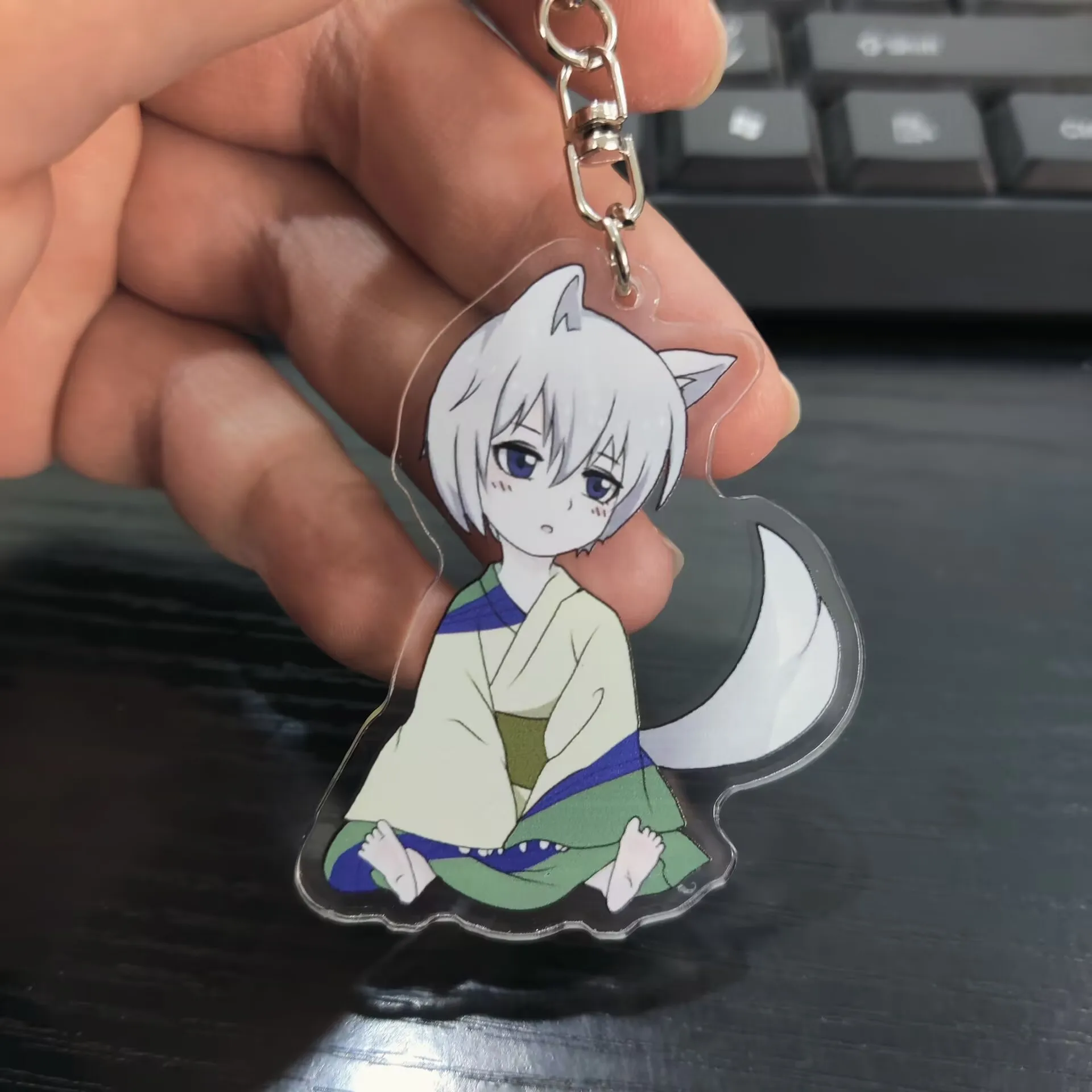 Japan Cute Cartoon Kamisama Love Anime Figures Tomoe Momozono Nanami Cosplay Acrylic Keychains Pendant Accessories Xmas Gift 6CM image 2