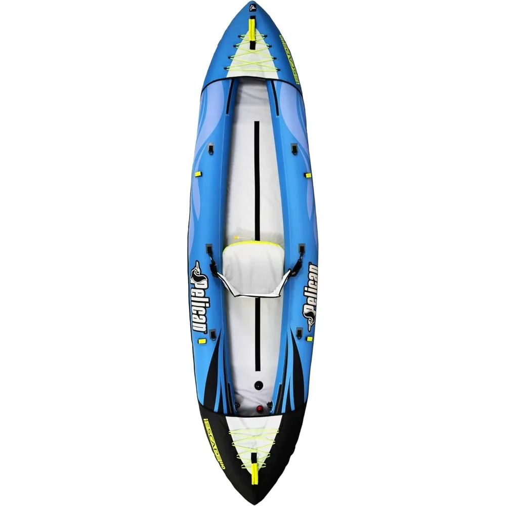 IESCAPE-Kayak inflable, Kayak recreativo, compacto, estable y divertido, todo en uno, para 1 o 2 personas