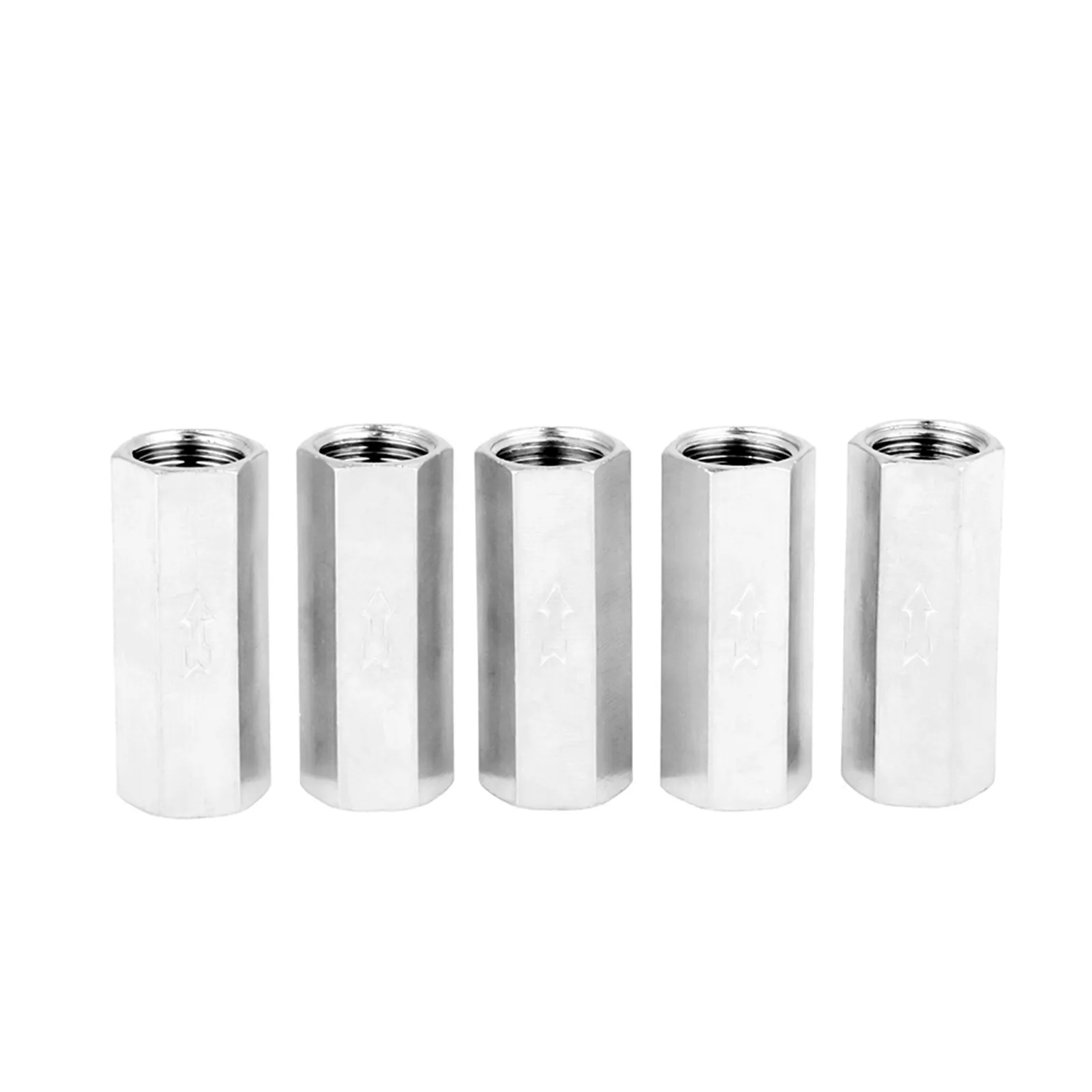 1/4'' Air Check Valve, 5pcs Copper 1/4'' Female Threaded Full Port One Way Air Check Valve Accessory