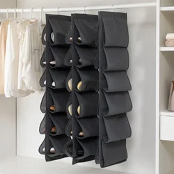 Hanging Pocket Organizer for Shoe Storage Three-dimensional Hanging Bag Shoes Organizer for Wardrobe Storage Shoes In The Closet