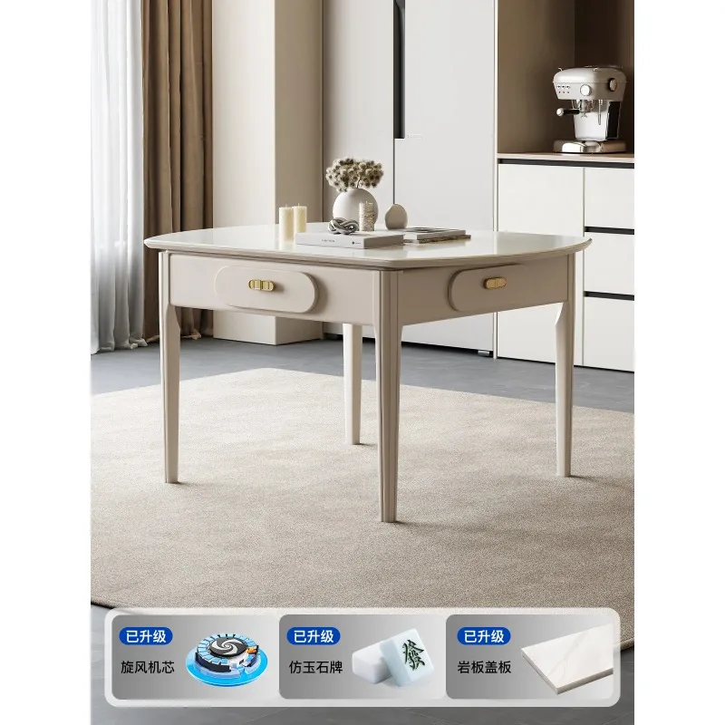 CZ-27 Solid Wood Mahjong Machine, Automatic Household Dining Table, Four-port Machine, Bass Cyclone Machine, Mahjong Table