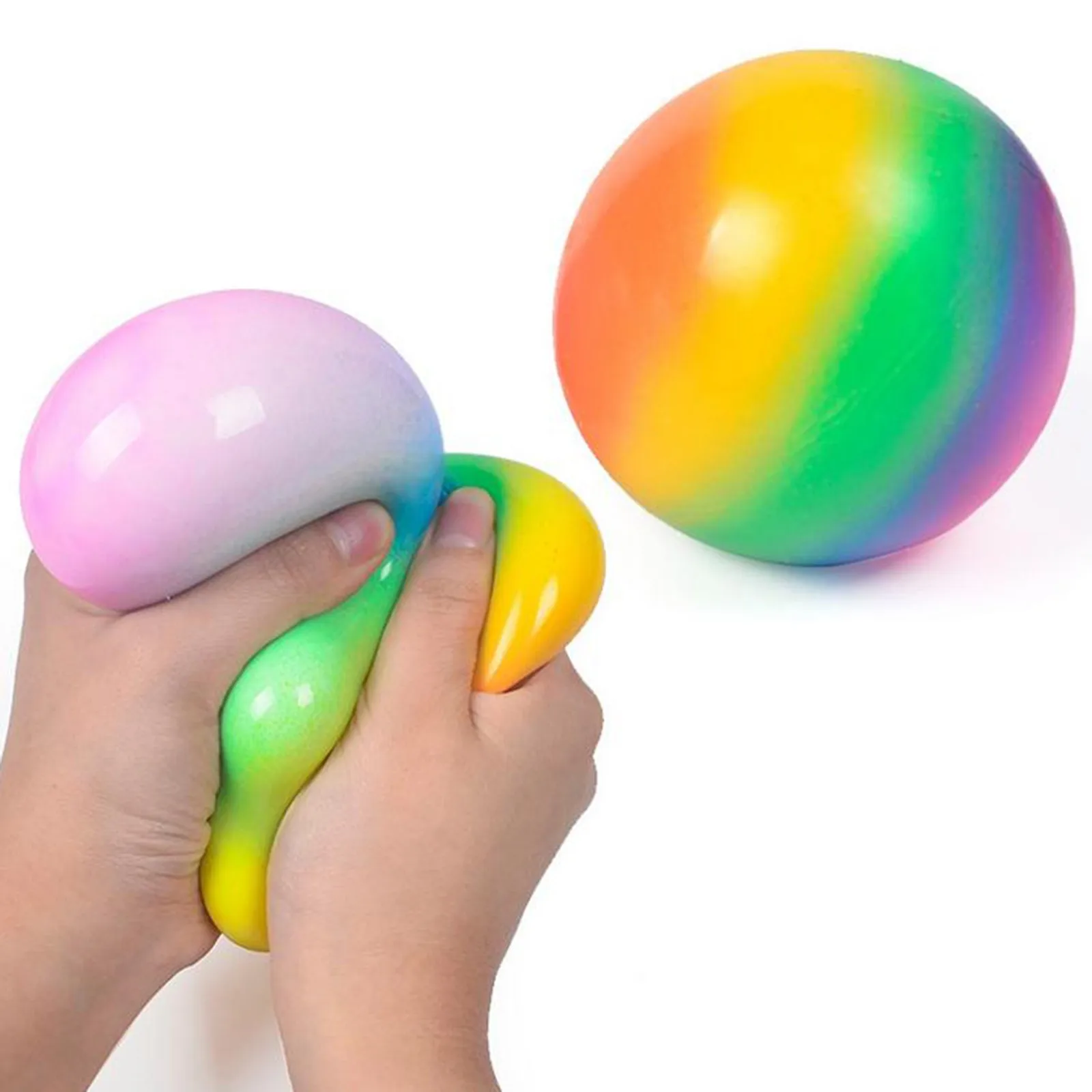 Creative Colorful Vent Ball Decompression Toy Men And Women Decompression （40ml）Toy Men Women Decompression Toy Dropship