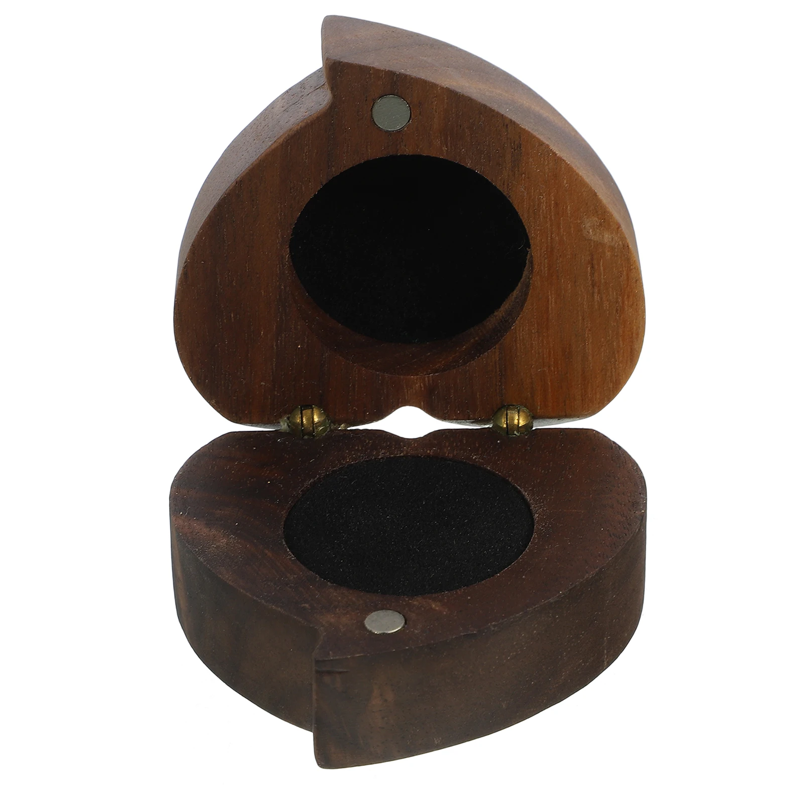 

Деревянная коробка для колец, обручальный чехол, портативная коробка для колец, аксессуары, держатель в форме сердца, ювелирные изделия, креативные коробки для мужчин