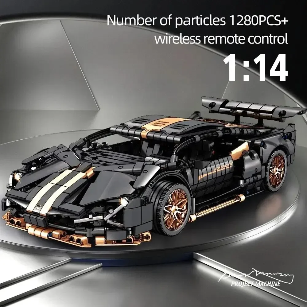 67129 Car MOC 1280pcs Building Blocks Car and Construction Toy Adult Collectible Cars Set to Build 1:14 Scale Sports Car Model