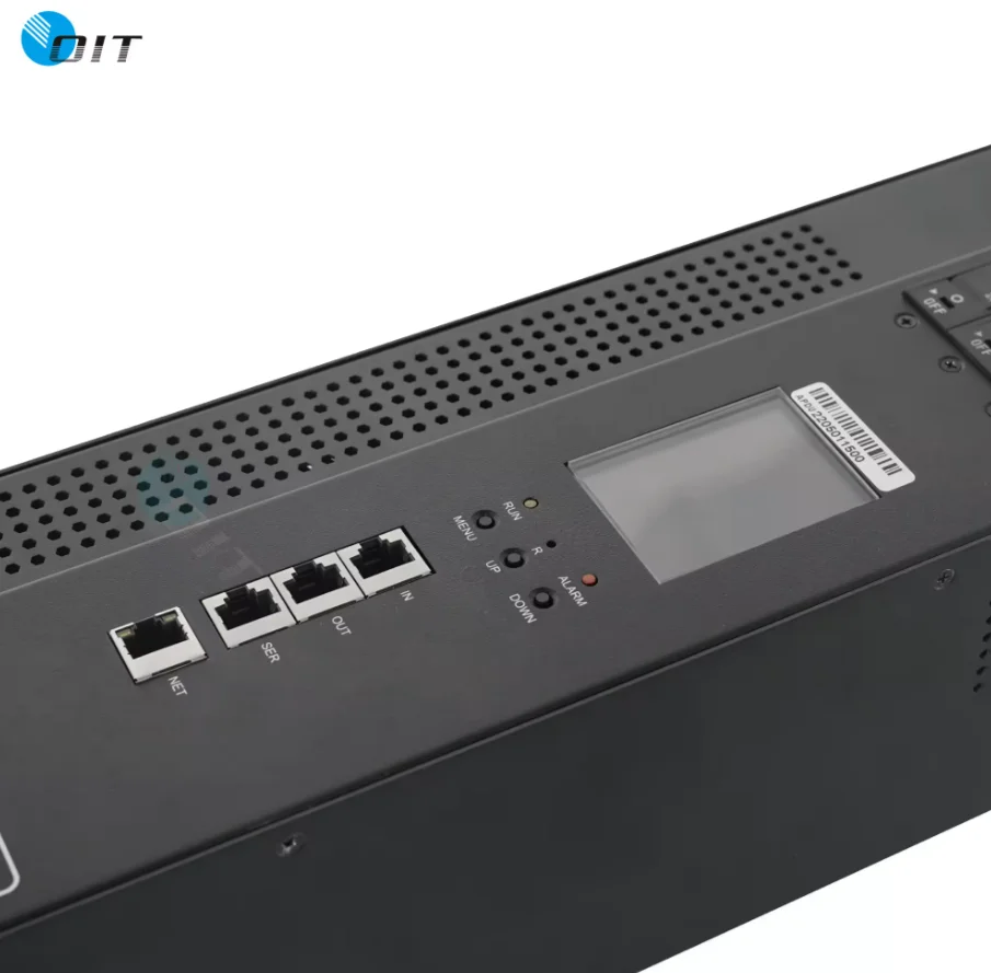 OIT 3 Phase IP Metered Rack PDU C19 C13 Remote Smart Ethernet Power Distribution Units With RJ45 Switches