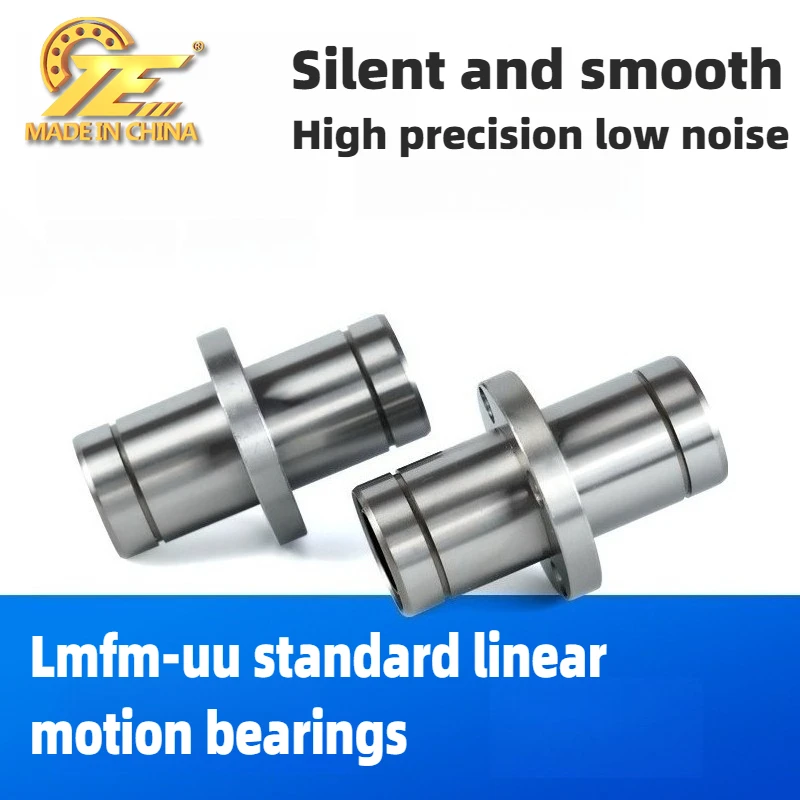 TE China high-end linear bearing LMFM6UU intermediate flange 8 10 12 13 16 20 25 30 35