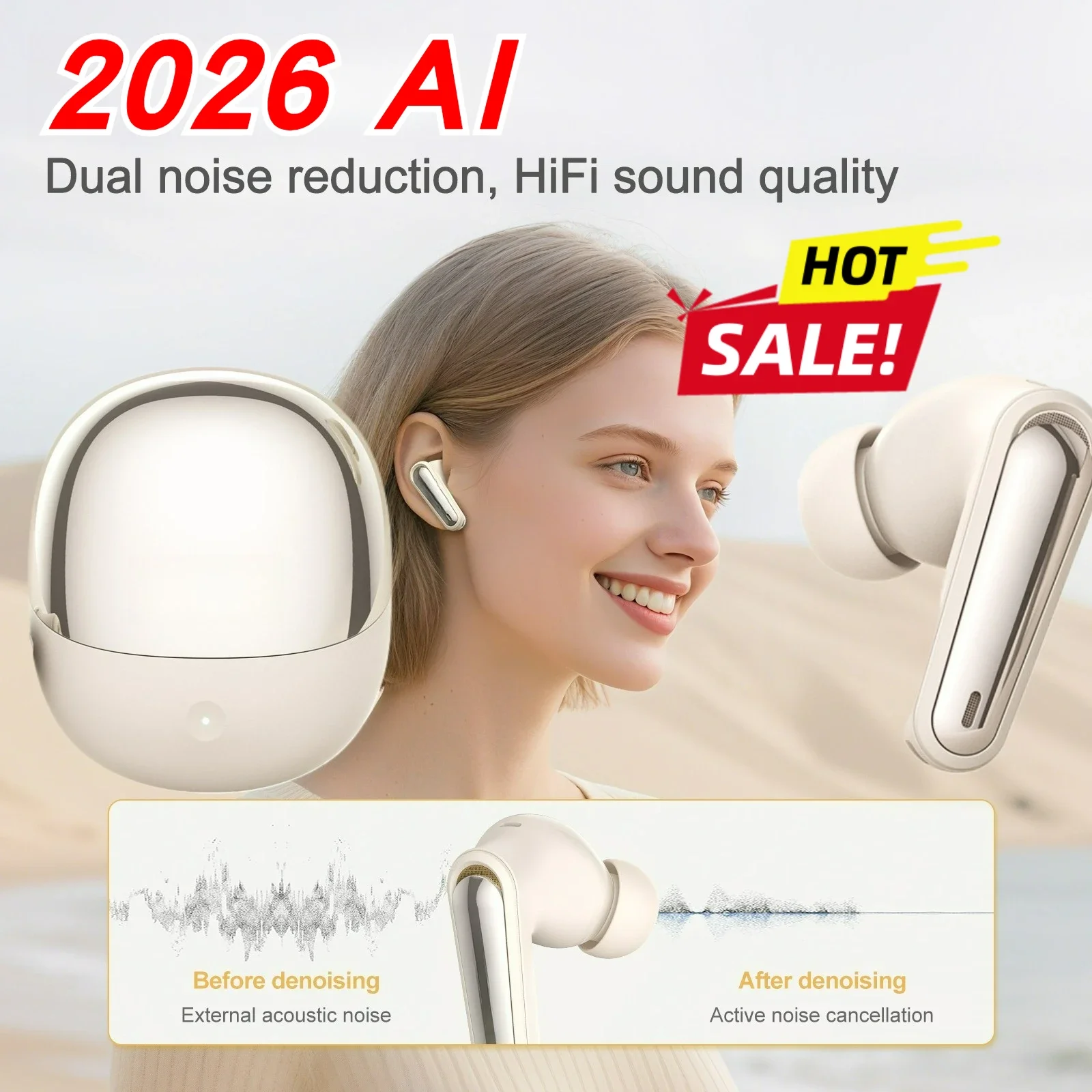 

High Quality Pro Gaming Headphones with Built in AI Translator Dual Connectivity BT and 35mm Jack Zero Delay Durable