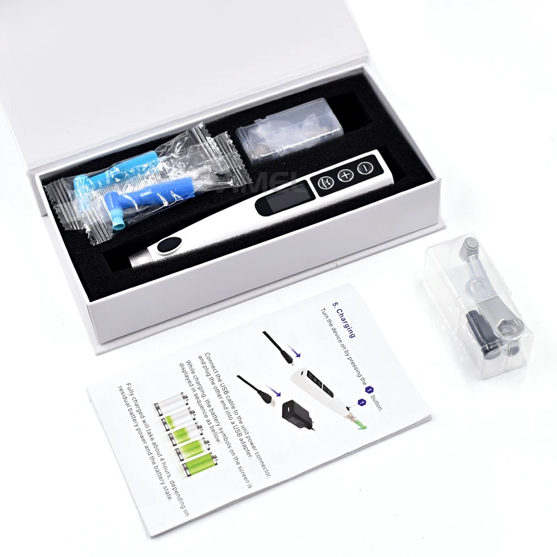 

2 в 1, беспроводная стоматологическая полировальная машина с электродвигателем и защитным углом, съемная головка для чистки зубов с 2 головками