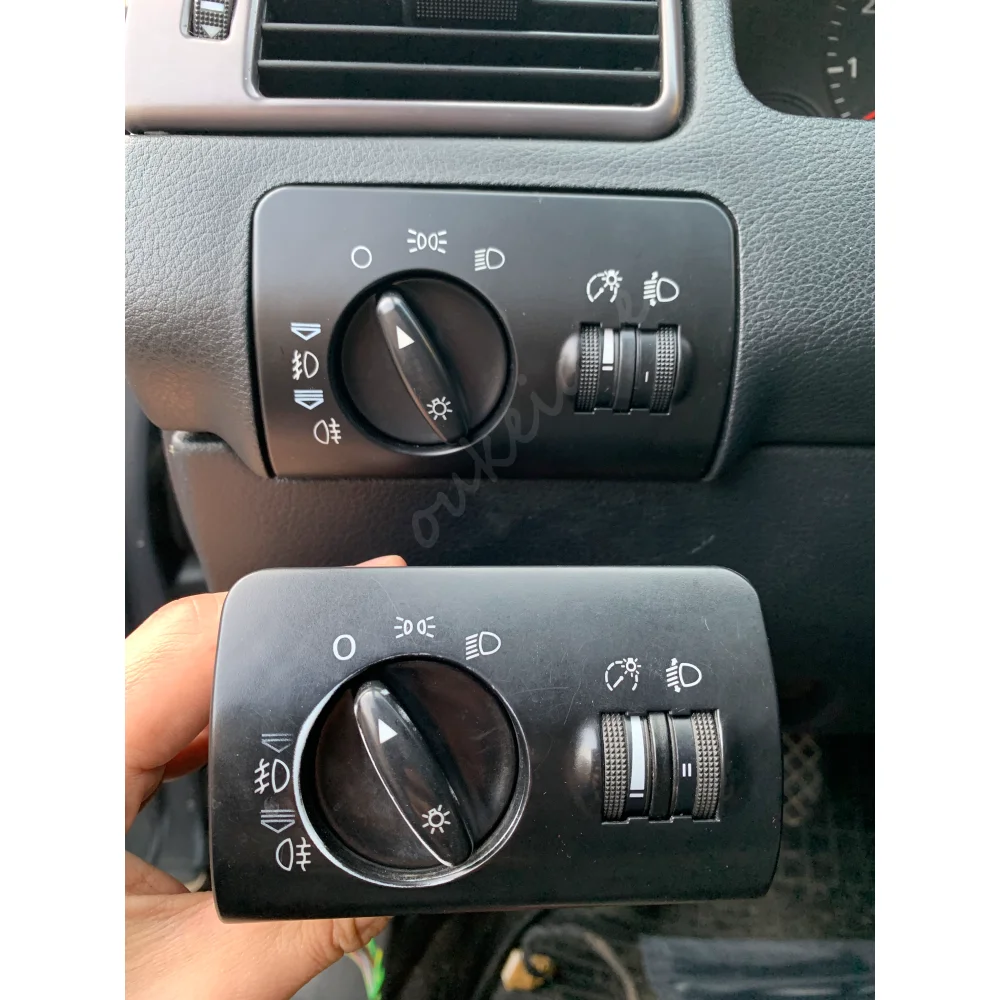 Car Accessories For Audi A6 1997-2005 Headlight Fog Lamp Control light Switch Knob Panel 4B1941531C 4B1 941 531C Interior Parts