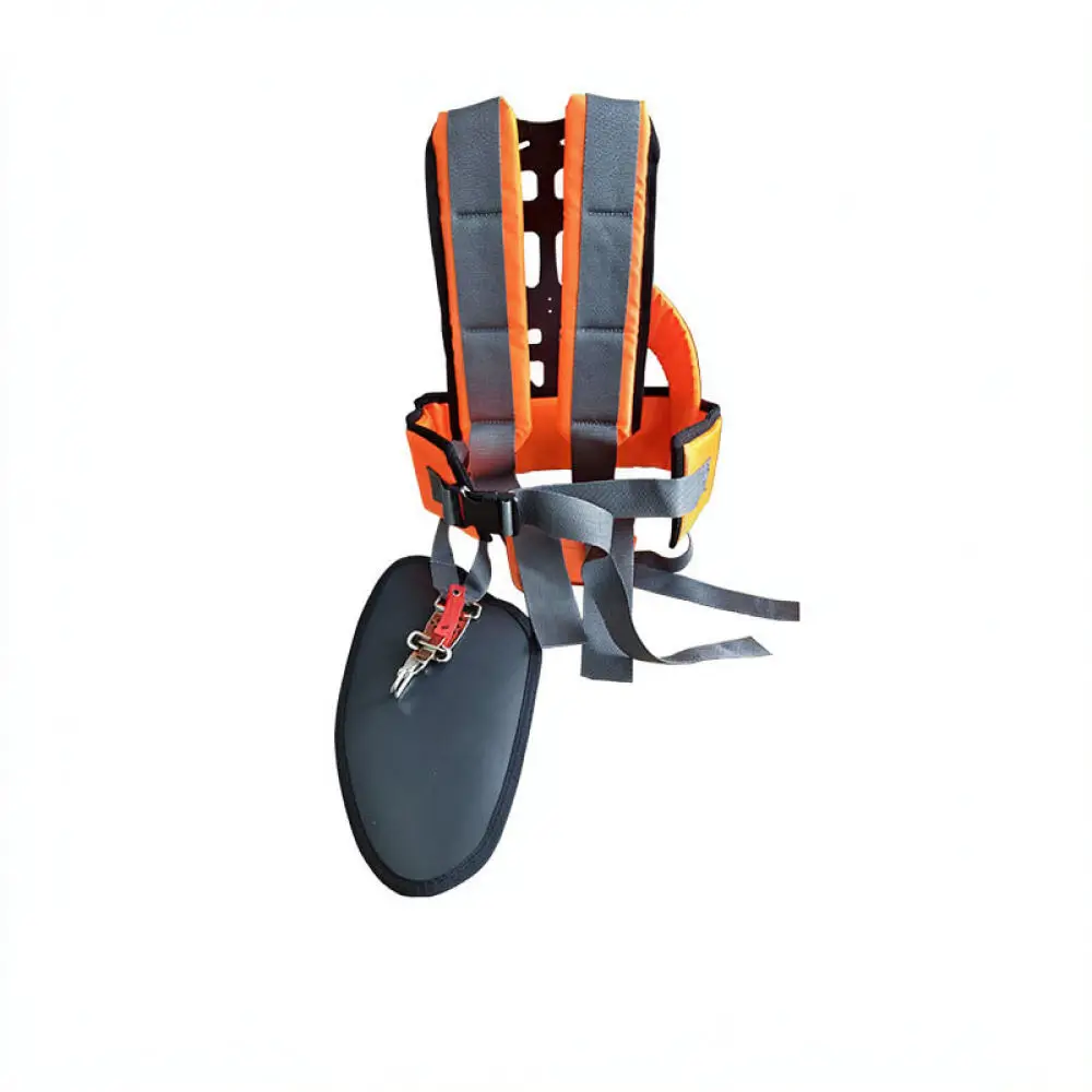 Adjustable Dual Shoulder Harness For Trimmer Comfort Padded Strap For Grass Cutter Lawn Mower Garden Tool Parts