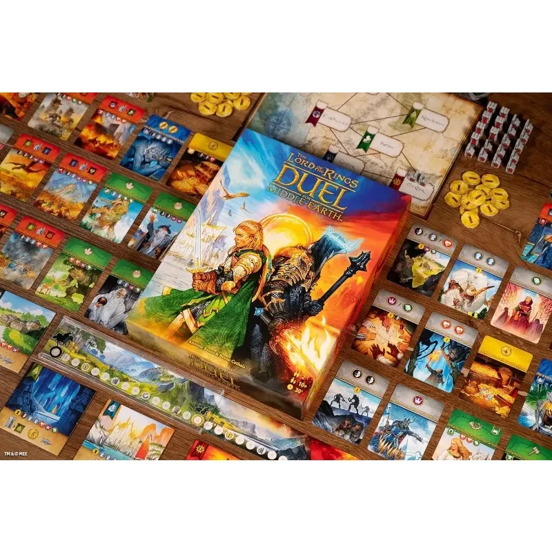2025 LOTR: War of the Rings Ultimate 2-Player Strategy Board Game Hero Tokens Collector's Edition Friends Family Gathering Games