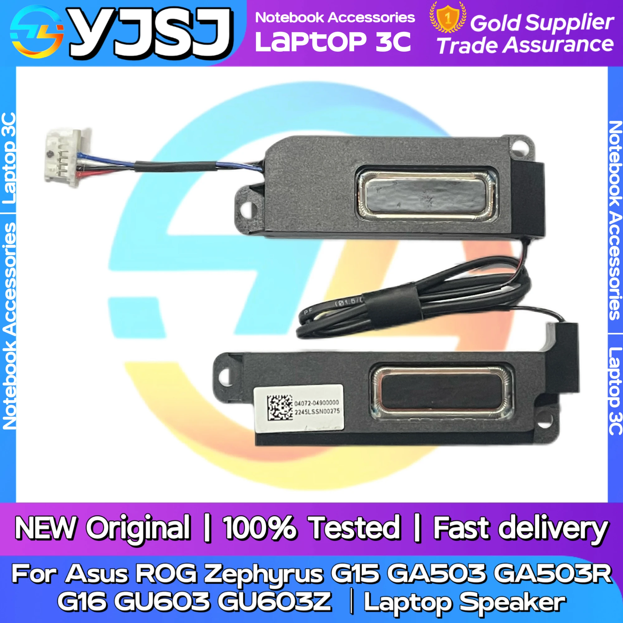New GENUINE Original Laptop Speaker For Asus ROG Zephyrus G15 GA503 GA503R G16 GU603 GU603Z built-in speaker horn audio
