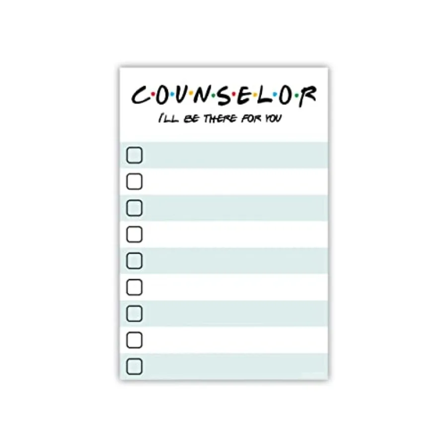 

Gift - I'll Be There for You Sticky Notes Psychologist and Mental Health Therapist List Notepad School Appreciation Bulk Gifts