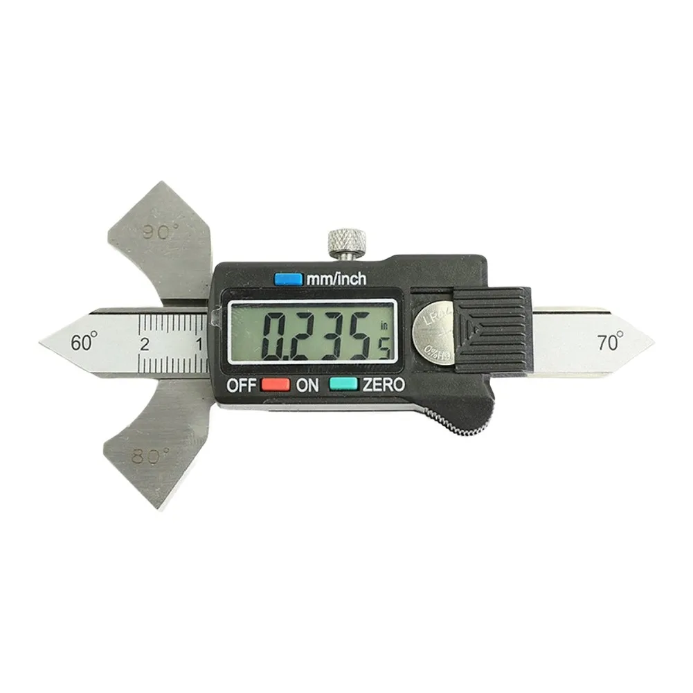 Digital Welding Gauge 0-20mm Stainless Steel Electronic Groove Caliper For Height And Multi-Angle Inspection Tool