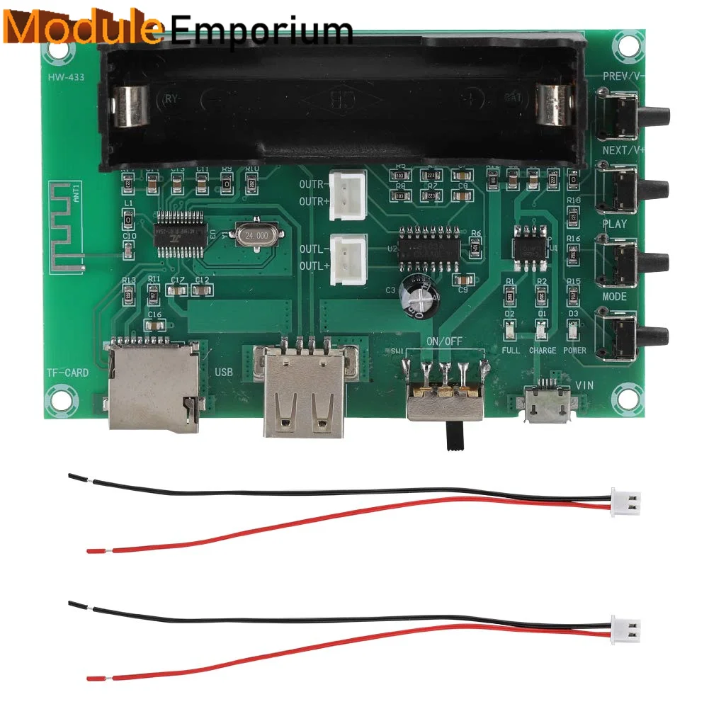 Power Amplifier Module,PAM8403 Bluetooth Digital Amplifier Board Dual 5W,HW-433 Digital Double Channels Audio Stereo Power