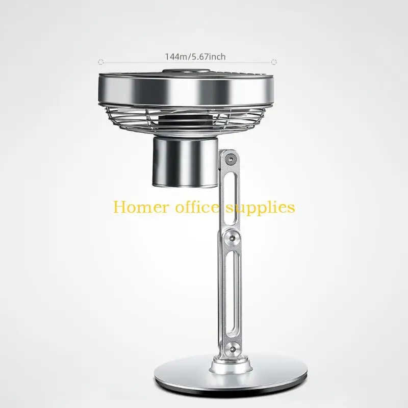 K43B 5.6 "3speeds 충전식 냉각 테이블 팬이있는 USB 데스크 팬