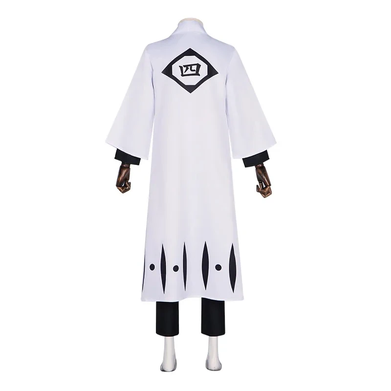 

❤️COS❤️Anime Aizen Sousuke Cosplay Haori Costume Set with Cloak Belt Bleach Uniform❤️