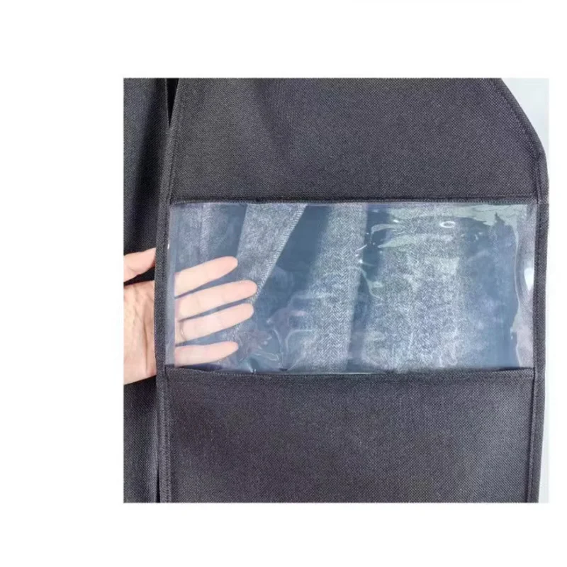 ثلاثي الأبعاد نوع الملابس غطاء غبار غير المنسوجة سميكة دعوى معطف طويل غطاء غبار سستة أسفل السترات حقيبة مقاومة للغبار