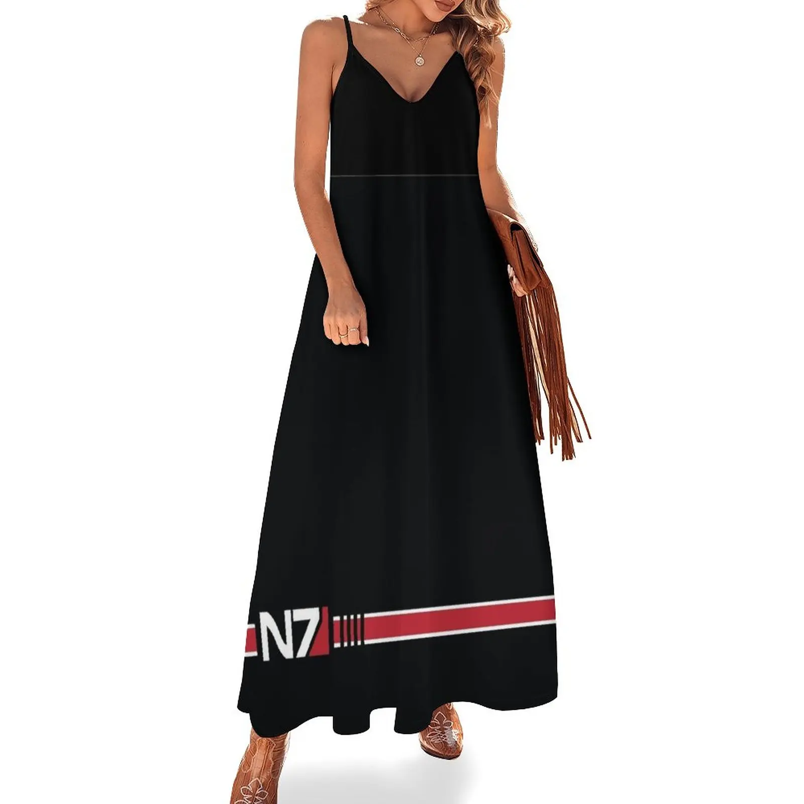 

N7 Logo Sleeveless Dress elegant women's dresses sale dress dresses luxury evening dresses 2024 sexy dress for women