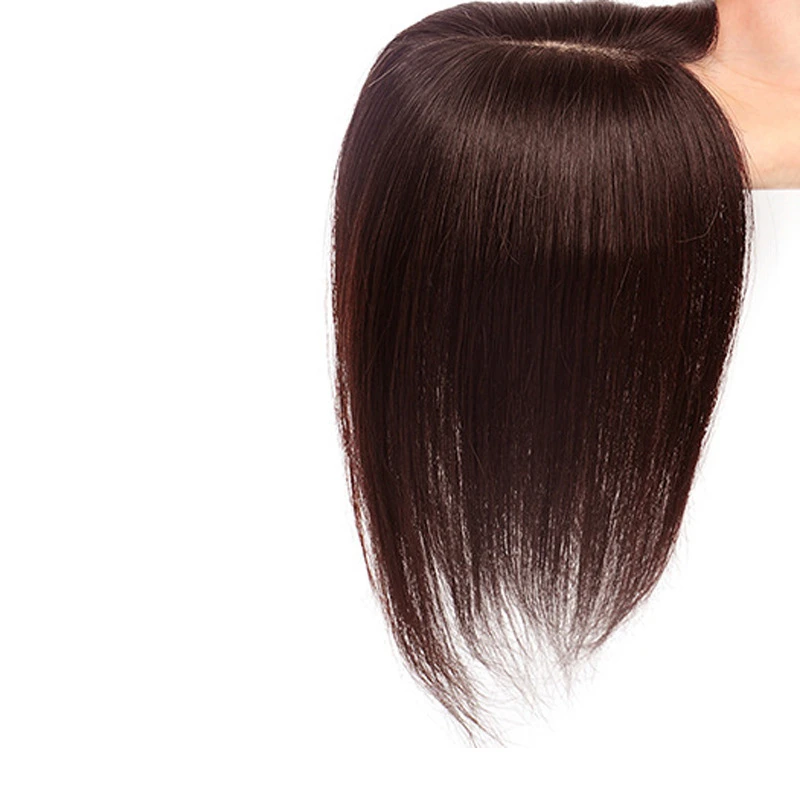 Hetero Vrouwen Toupetje 100% Menselijk Remy Hair Zijde Basis Menselijk Haarstukje Clip In Menselijk Haar Extensie Natuurlijke Haarsysteem Toppers