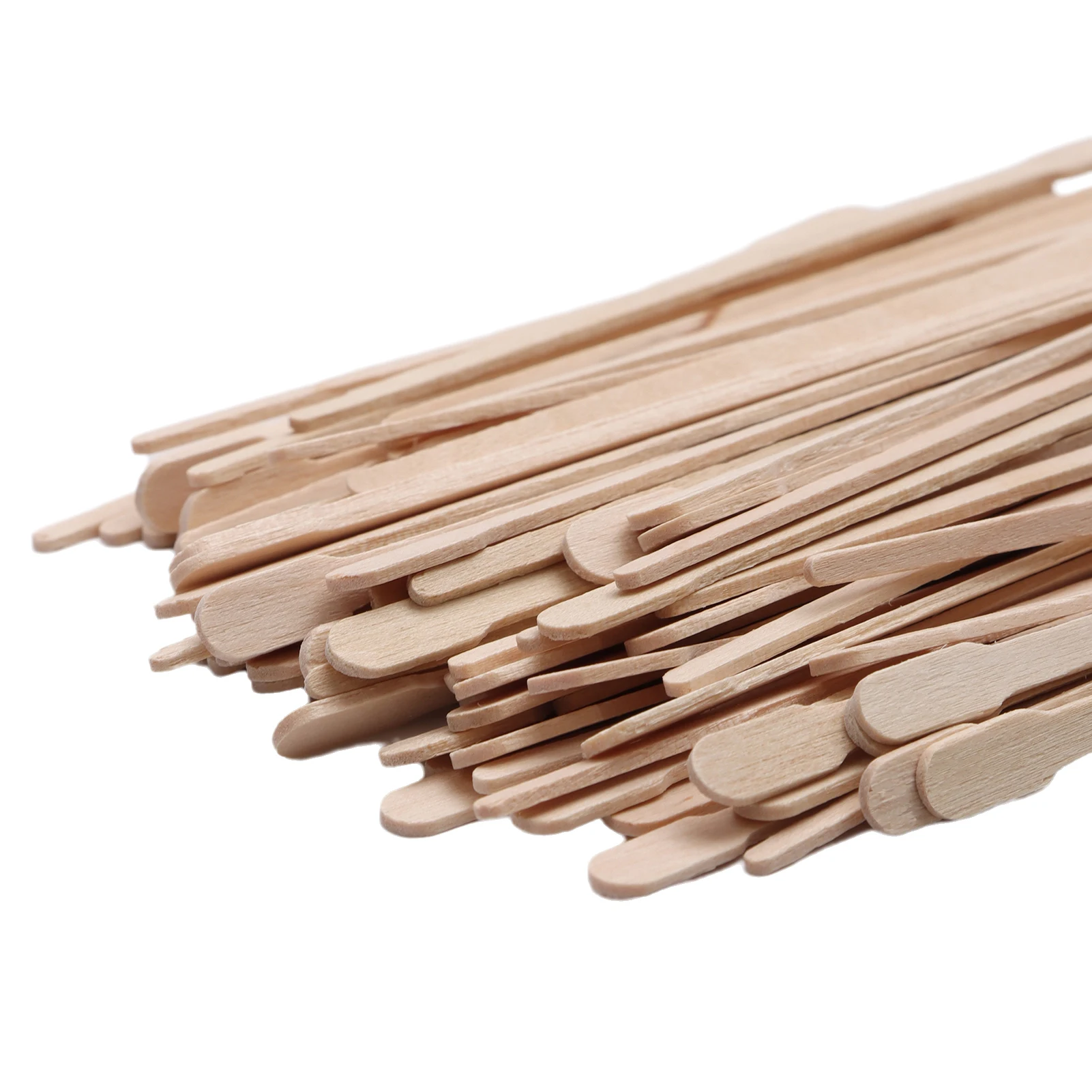 1000PCS Vrouw Houten Ontharing Stok Wegwerp Ontharen Spatel Wax Sticks Houten Gezicht Wenkbrauwen Waxen