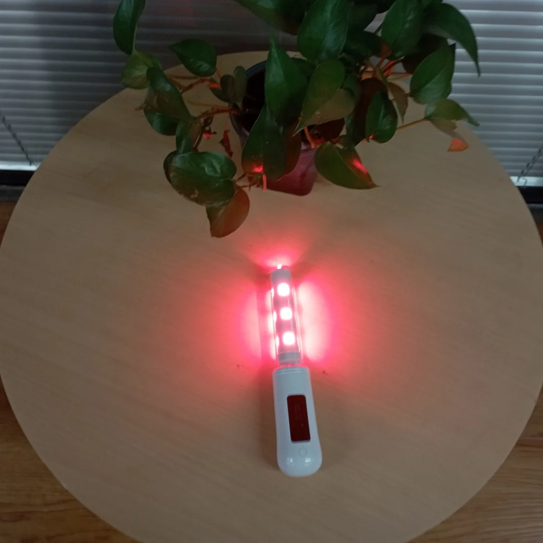

Dual Wavelength 650nm+450nm LED Therapy Red & Blue Light for Vaginal Area & Cervical Support