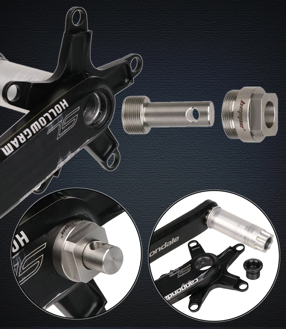 HEPPE Fahrradkurbel-Entfernungswerkzeug Kurbelspinne Sicherungsring Installations- und Entfernungsschlüssel für ROTOR/Cannondale/S-work/SI/FSA/SRM-Kurbeln – Detail 14
