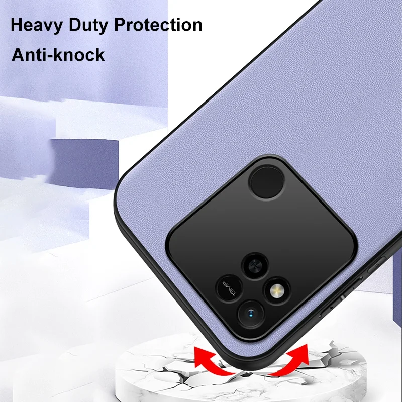 Luxury Leather Phone Case For Xiaomi Redmi 10 10A 10C Matte Cover Silicone Protection Case For Redmi 9 9A 9C NFC 9T Coque