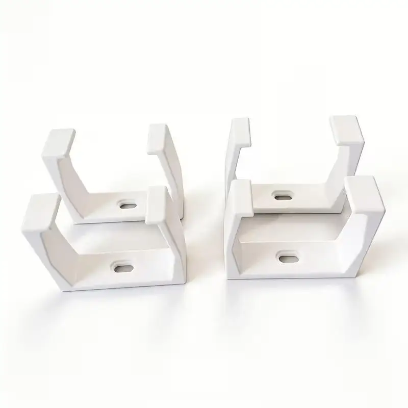 Removable Power Strip Fixing Bracket 2Pcs Punch Free Adhesive Wall Mount Socket Holder for Home Dorm