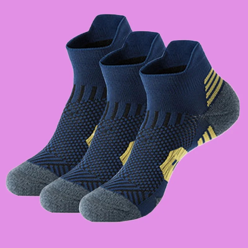 5 Pairs Fashion Professional Sports Socks Fitness Marathon Athletic Running Short Socks Men Women Sports Training Socks