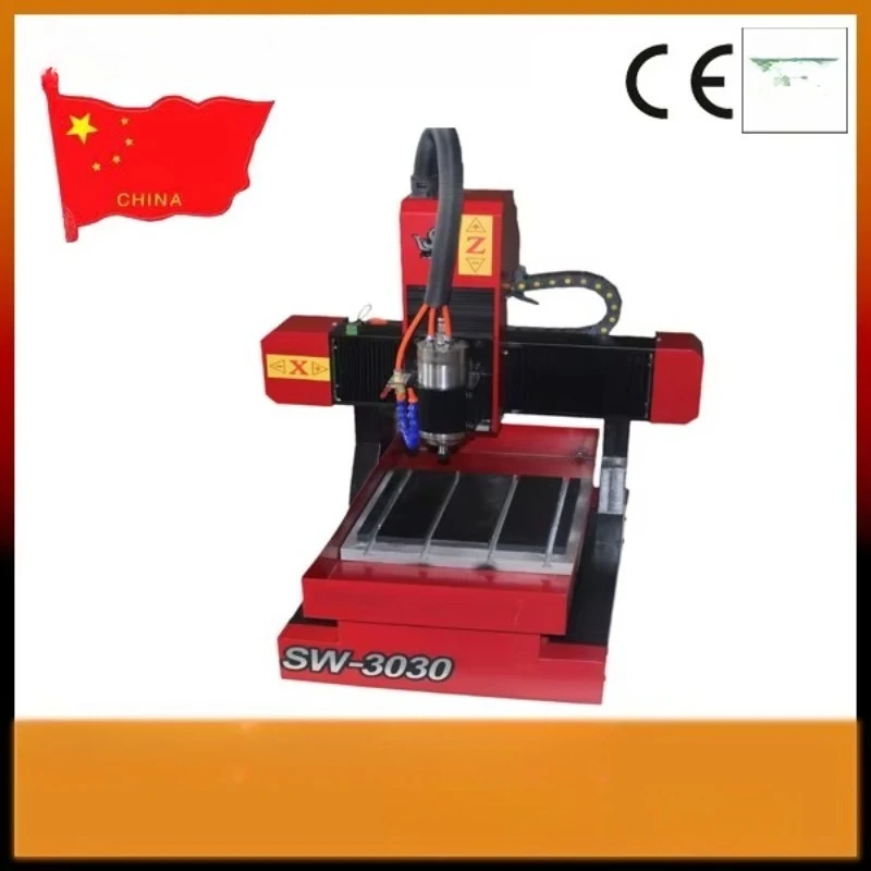 Mini 3030 Router CNC con sistema rotante a 4 assi per incisione su metalli